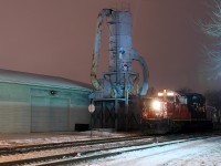 CN 7082 sits dead on the Burford Spur for the night