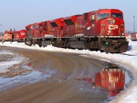 Stored units sit on the shop's back storage tracks. Canadian Pacific declared their fleet of SD90s surplus and has put them up for sale, so far to my knowledge no other railway has purchased any yet. 