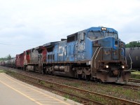 The pride of the fleet leads 382 through Brantford. Dedicated to James Gardiner.