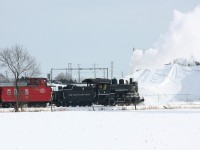 ETR #9 is on the first leg of the trip to Elmira, being towed by recently acquired ex. CP S-3 6593.I was putting off submitting some of these fan trip photos, but a recent suggestion by fellow RP contributor Peter MacCauley has prompted me to do so. Hope you all enjoy! 