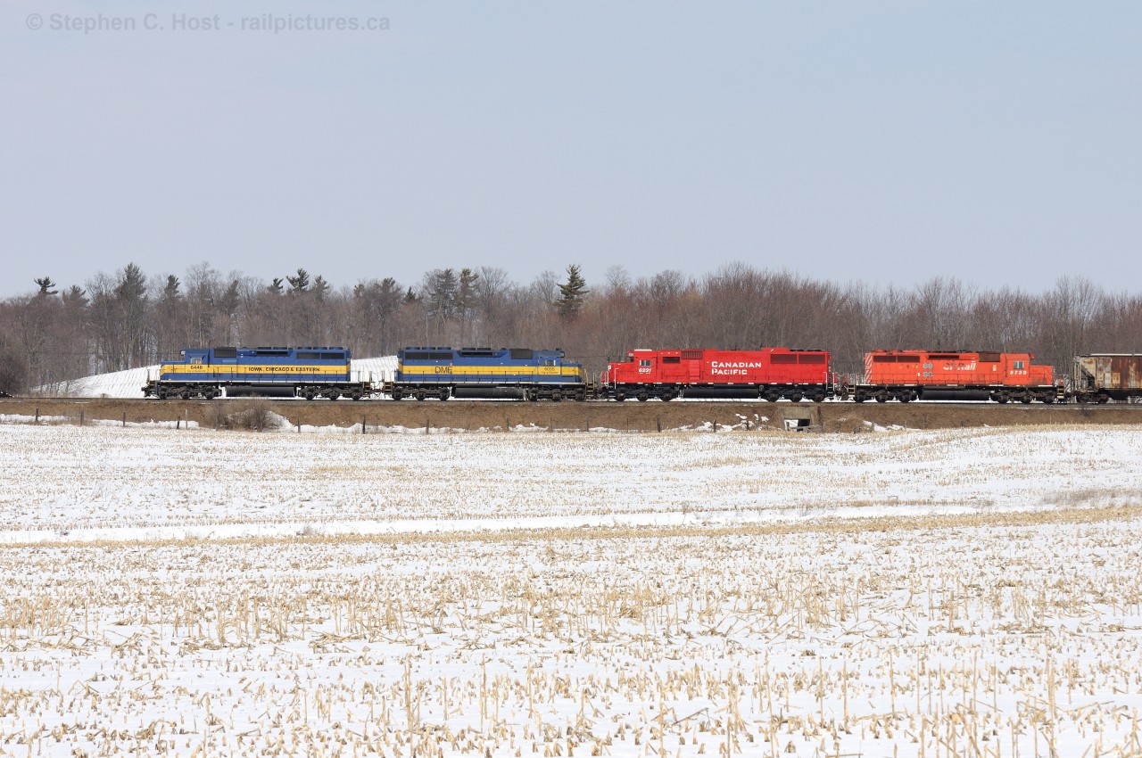 Spring has arrived and the CP Orange and Red colours have melted away in favour of ICE/DME blue and yellow, for a brief moment in time :)