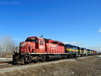 CP/D&H empty ethanol #643 glides through Adirondack Jct as it approaches the Seaway on a splendid March afternoon.