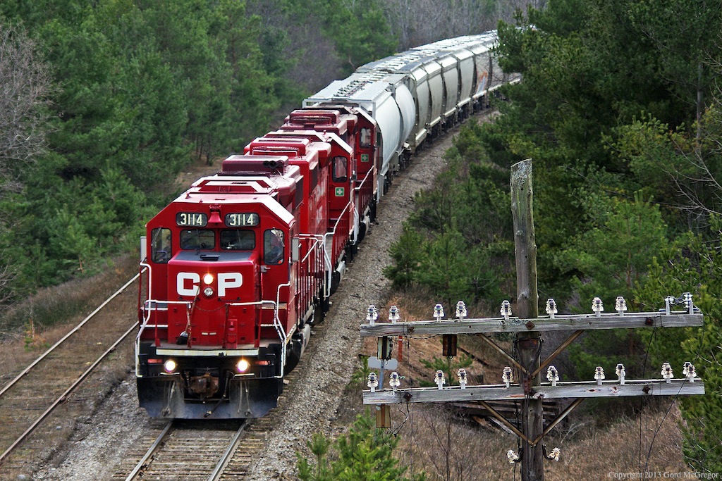 After some difficulties with changes at Toronto Yard in recent months things seem to running smoother on The Havelock Sub as T08 resumes a more normal return time to Havelock.
