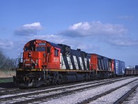 C-630 2035 and HR-616 are ready to head to MacMillan Yard with train #448 which originated in Niagara Falls. 