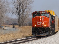 On a drive out to Lighthouse Cove on a beautiful day the gates dropped and around the corner rolls CN 439, not expecting to catch this train I was pleased when I happened to be at the right place at the right time.