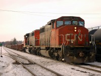 SOR Extra is set to depart Brantford for the Hagersville Sub with CN 5265 - CN 5263