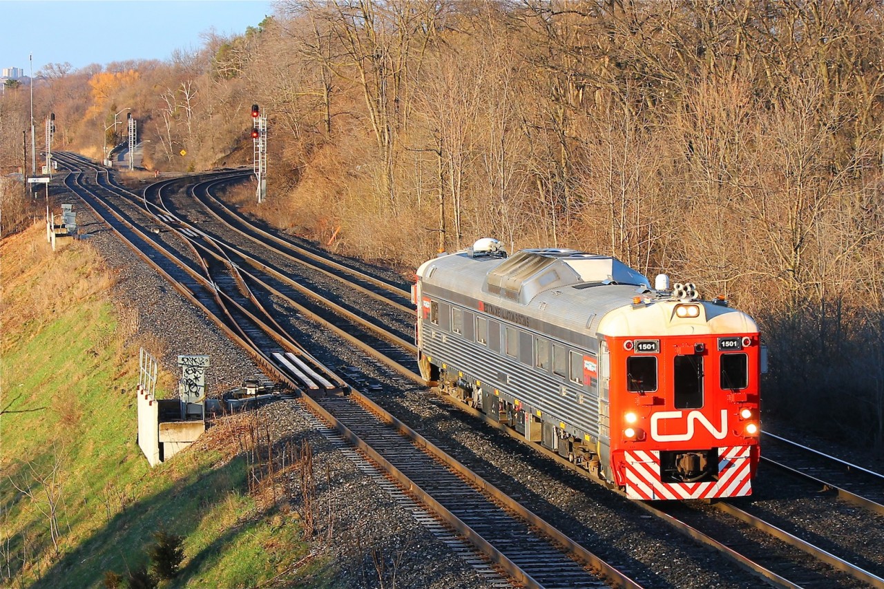 CN's track evaluation RDC made several passes over the CN Oakville Sub on this absolutely beautiful Sunday morning and I couldn't be happier finally catching this unit that had avoided my lens for so long.