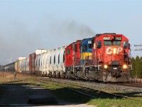 CP 643 finally shows its face as the lighting conditions get continuously unfavourable, but thankfully she rolled passed the shadow of the grain elevator just before it became too overpowering. Oh what a treat it was!