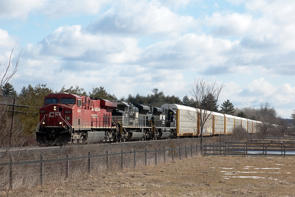 Bring on the NSPON !!!

A pair of London-built EMD's are paying a visit to their birthplace, and points east. NS run throughs are becoming more common this spring on CP's Ontario lines. Let's hope the trend continues.