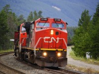 CN Coal train pulls into Jasper 
