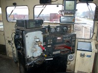 A look inside of a 42 year old SOR 5005's cab (former CP 5005, 8205)
*Photo taken under supervision of an SOR employee*