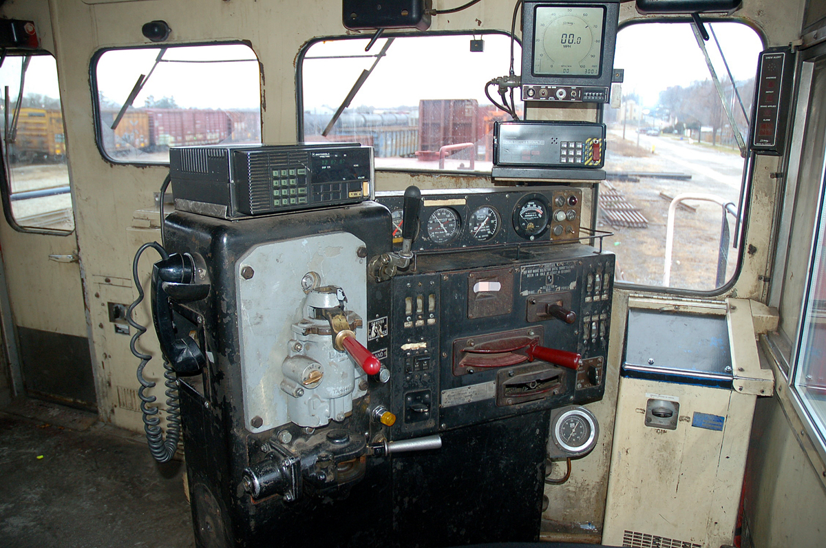 A look inside of a 42 year old SOR 5005's cab (former CP 5005, 8205)
*Photo taken under supervision of an SOR employee*