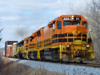 SLR Train 394 at Lenoxville, QC