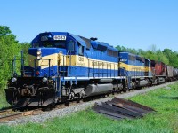 CP 641 approaches Guelph Jct. with DME 6083 and ICE 6428 leading a much less interesting CP GE.