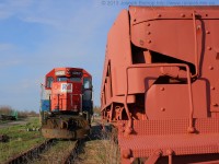 In 2000 Rail America acquired the Southern Ontario Railway (SOR), 12 years later the announcement was made that the shortline superpower Genesee and Wyoming had agreed to purchase Rail America and all of its many entities.  Over the 12 years of Rail America ownership I enjoyed seeing their sharp looking locomotives working on the SOR.  Now I look forward to the sharp paint scheme of the Genesee and Wyoming.