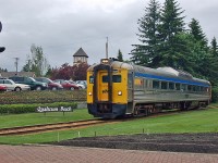 VIA RDC1 #6135 on Courtenay-Victoria train 198, Qualicum Beach, Vancouver Island. For more pics & video from my collection see <a href="http://northamericabyrail.info"> http://northamericabyrail.info </a>