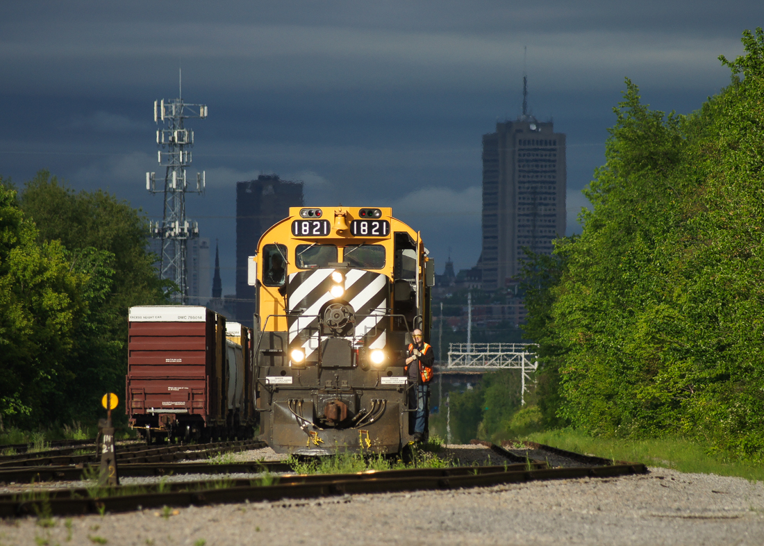 TTC (Train touristique de charlevoix of the massif)  623 at Interchange QG&CN for QGRY shop.