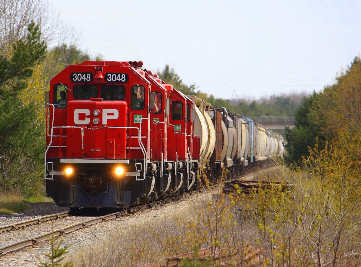 CP Havelock train runs westward to Toronto