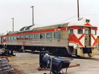 Canadian Pacific Dayliner #90 at CP's Agincourt Yard, Toronto, ON. No longer in revenue service, by this time these units were used to transport maintenance-of-way employees. For more pics & video from my collection see <a href="http://northamericabyrail.info"> http://northamericabyrail.info </a>