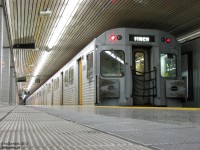 It's 9:59pm on a Monday night, the platforms are deserted, and H5 5791 sits on the front of her train having completed the run from Downsview. Finch Subway Station is the northernmost part of the subway system, and the end of the line for people travelling further than Finch Ave. All northbound passengers have gotten off to head above ground, and it's only a few minutes before departing back downtown again, a trip 5791 has made almost daily for the last 33 years. <br><br> A little over 4 years later, on June 14th 2013, 5791 would be part of the train making the final H5 trip ever in Toronto, as more and more new Toronto Rocket subway trains pushed the fleet of mid-70's H5 cars into retirement. Most of the initial retirees were scrapped, but the final survivors such as 5791 are being trucked into New York for refurbishing and a new life on the future Lagos light rail line in Nigeria.