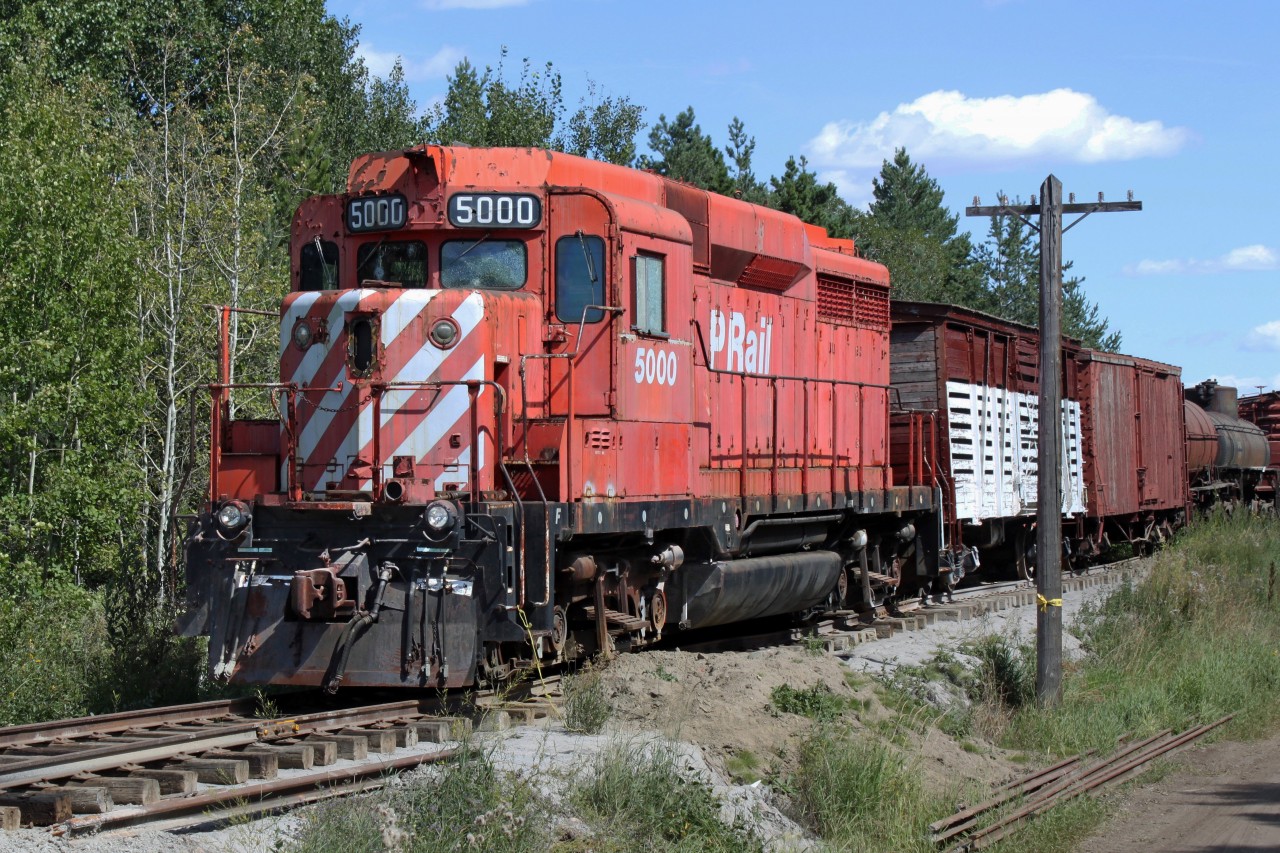Back in 2011 GP30 CP5000 made the "Gate Guardian" at the Alberta Railway Museum.  It is still viewable at the entrance to the museum but now has a snow plow infront of it so this aspect is no longer available.