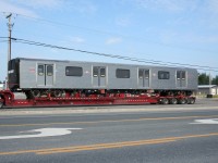 One for the subway fans. On the morning I left Cochrane, I saw two of these brand new TTC subway cars from Bombardier at a truck stop on the south end of town. Presumably these cars took the much longer route through Cochrane due to the very hilly and twisty highway 17 between Sault Ste. Marie and Wawa probably not being able to handle loads of this size.