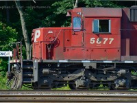 <b>Kinnear</b> Where the endangered SD40-2 sits waiting for the crew to board. In a few months Kinnear will be eliminated as a crew change point according to the Union. Somehow, it's eerie that the coupler of the SD40-2 appears to have grasped the station sign as if to hold on...