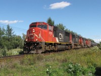 CN train 407 from Dartmouth soon to arrive at Gordon Yard.