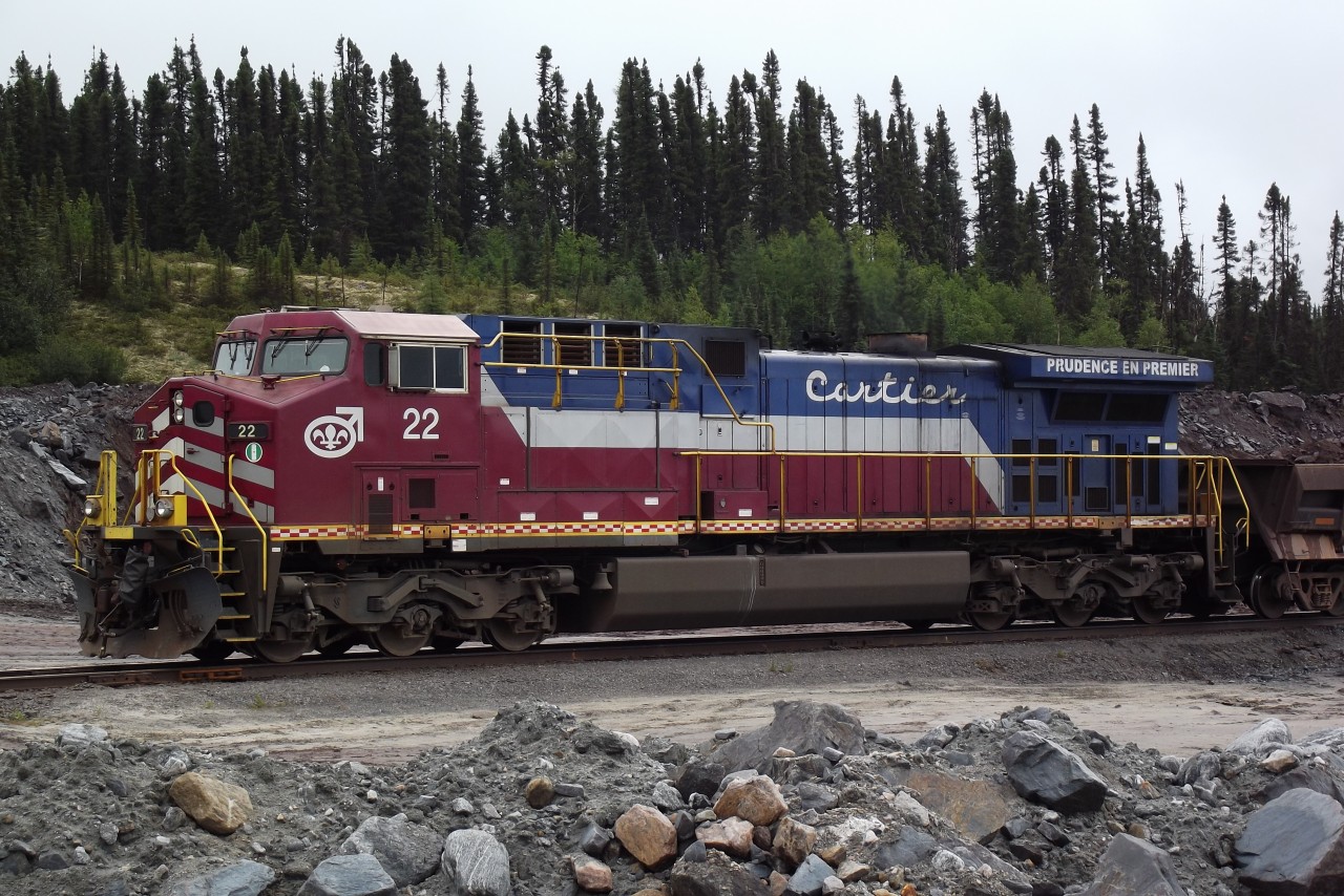 Cartier AC44CW, 22, on work train duties.