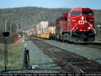 CP 8536 hustles eastbound through McKenzie Station, at milepost 114.2 of the Nipigon subdivision, on it's way to Toronto via the north shore of Lake Superior.  Had a great day this trip following this train, and several others, along the north shore from Thunder Bay to White River.