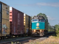 VIA 6417 westbound at East Townline Rd. in Newtonville, ON. The rush of air from this train knocked over my camcorder which was sitting on a tripod a little too close.