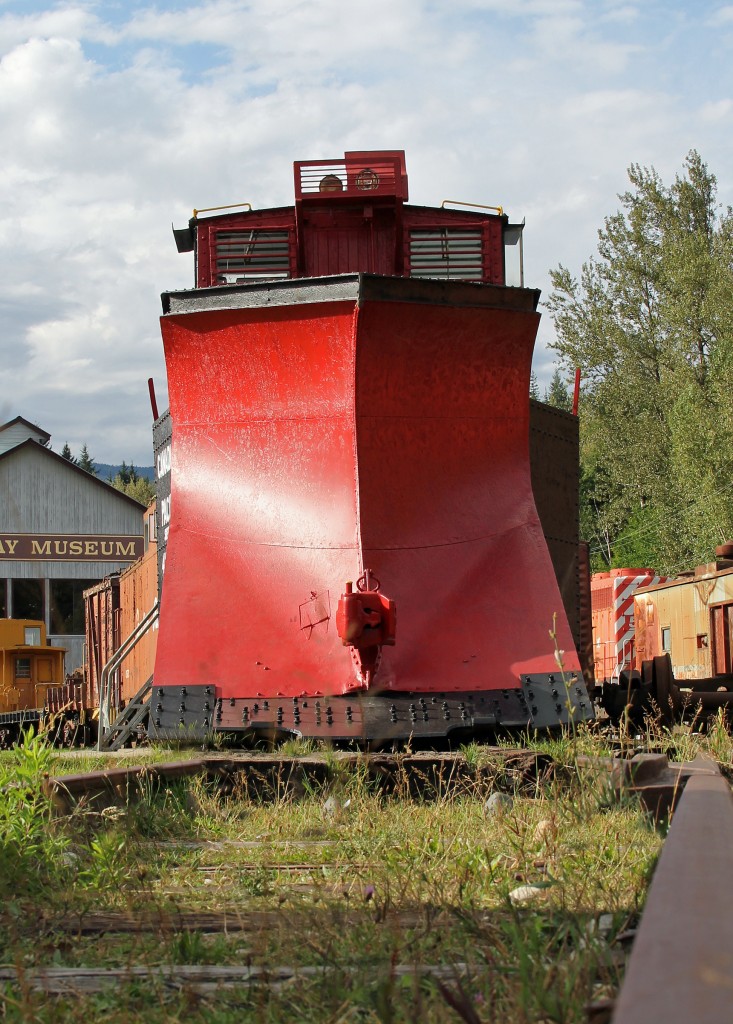 1926 snowplow CP 401027 at the Revelstoke Railway Museum