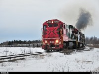 By a cold and crispy Sunday afternoon, MMA 606, a crude oïl unit, makes a big ''black puff''.