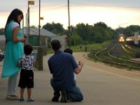 Waiting on a train..