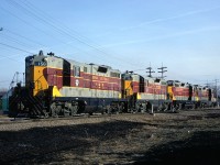 No. 9's power is being switched onto its train near Steelton yard.