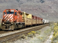 CPXW 5796, a wayfreight, seen here travelling between Walhachin and Ashcroft on the CP Thompson Sub at milepost 38.83. 