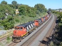 CN 527 had a healthy five geeps today: CN 9486, CN 7054, CN 4116, CN 4134 & CN 4717.