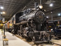 CP 492 (a 4-6-0 built by CP in 1914, class D4g) is one of many steamers preserved at Exporail. For more train photos, check out http://www.flickr.com/photos/mtlwestrailfan/