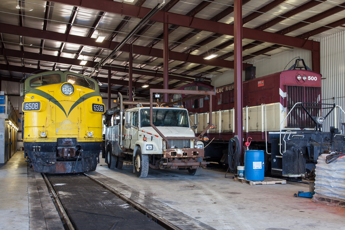 After several days of service 6508 is in the Salford shop for some minor repairs