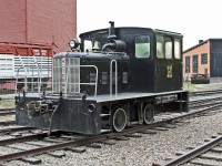 On display for Railway Days is Whitcomb 25T diesel mechanical (25DM42A) industrial locomotive.  Ex Canadian Industries Ltd.