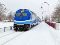 AMT 1362, a dual mode ALP-45DP built by Bombardier is pushing on the rear of a deadhead movement through Montreal West that is heading downtown. At the front of this train is another ALP-45DP (AMT 1354). When this photo was taken in March 2013, two units were used on most trains. This has now been reduced to one unit. For now these locomotives are still being used in diesel mode only on the AMT, though they may be used in electric mode on the Deux-Montagnes line in the fall. For more train photos, check out http://www.flickr.com/photos/mtlwestrailfan/.