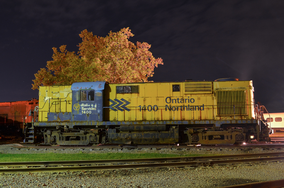 ONR 1400, the only RS10 left, is caught at night as part of the special night shoot entitled 'Illuminated Trains' at The Canadian Railway Museum. For more train photos, check out http://www.flickr.com/photos/mtlwestrailfan/ - See more at: http://www.railpictures.ca/?attachment_id=11605#sthash.N85CLYEi.dpuf