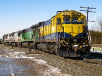 Two C30-7's and two B39-8E's switch the Farnham Yard on a sunny winter day in 2009. Lashup is MMA 3609, MMA 5025, MMA 8525 and MMA 8541. For more train photos, check out http://www.flickr.com/photos/mtlwestrailfan/