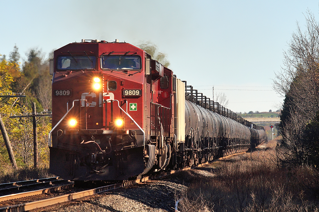 Empty oil tanks make for nice symmetry.