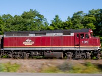 For railfans, highway 556 on the way to Searchmont, ON is a Godsend. Paralleling the CN SOO sub for most of the way, it provides many opportunities to see rail action along the drive. Here I am shooting out of the back seat of a car, as my father keeps up the precise speed that the train is travelling at.