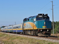 VIA 6426 and 6238 bracket their Toronto bound train.
