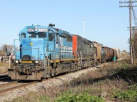 My first ever shot of the GEXR, and I must say it is quite the interesting railway. This photo was taken just as they were departing the yard.