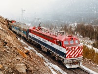 Photo taken by Glen Fisher, my father-in-law. He is is a railway consultant and was involved in the BC Rail Tumbler Ridge electrification during the early 1980s. This shot shows testing of the GF6C locomotives before regular service on the line began. All have since been retired and the line deelectrified. Behind BCOL 6001 is EMD test car ET840 and behind that are three SD40-2s (1 CN & 2 BC Rail). For another view of this consist click <a href="http://www.railpictures.ca/?attachment_id=12096">here.</a> Unknown location, please let me know if you have information on the exact location. 