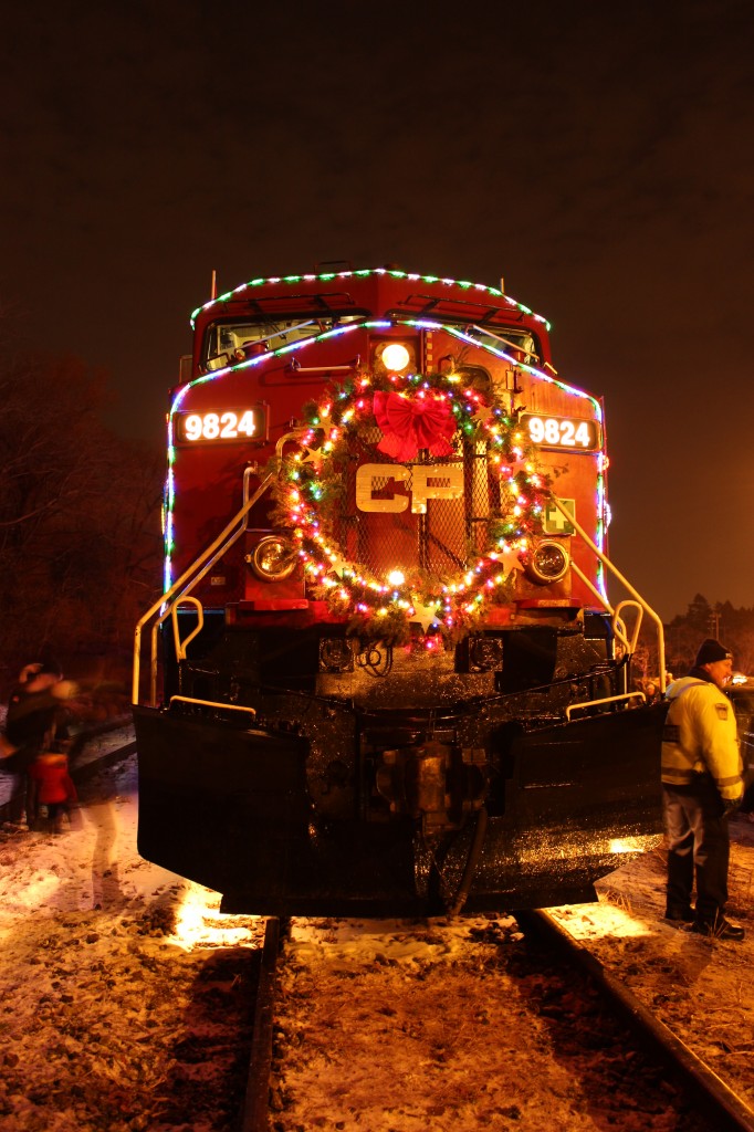 This shot of the 2013 CP Holiday Train was taken in the later hours of the Hamilton event as action died down and shots without interference from the public were possible.