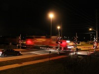 CP 5857 leads a decent trio of SD40's on the Expressway which was a surprise.